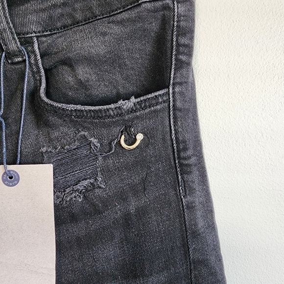 NWT Zara Black Distressed Skinny Jeans! - Picture 3 of 6
